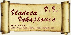 Vladeta Vukajlović vizit kartica